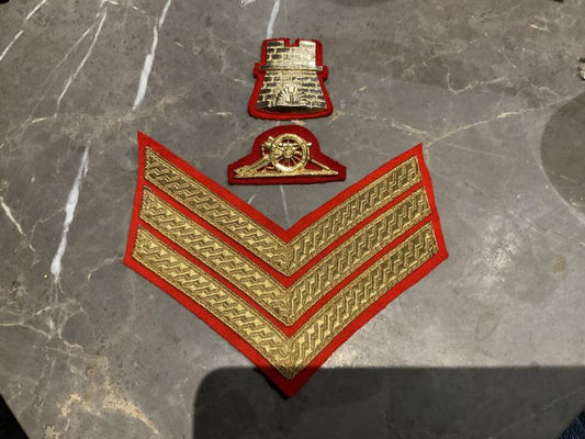 Gradia Militaria -  Armed Forces of Malta W.O class 2 sleeve badges.