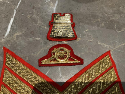 Armed Forces of Malta W.O class 2 sleeve badges.