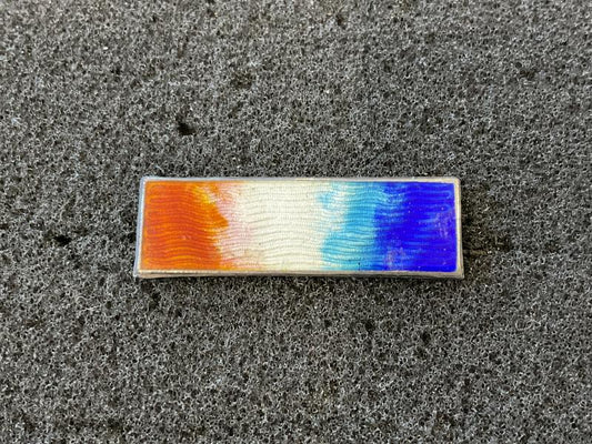 Gradia Militaria -  WW1 1914 Star medal silver & coloured enamel sweetheart badge.