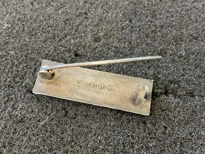 WW1 1914 Star medal silver & coloured enamel sweetheart badge.