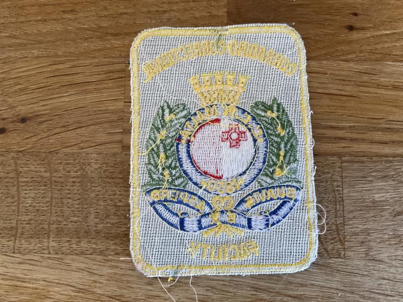 Malta Corradino Correctional Facility sleeve patch.