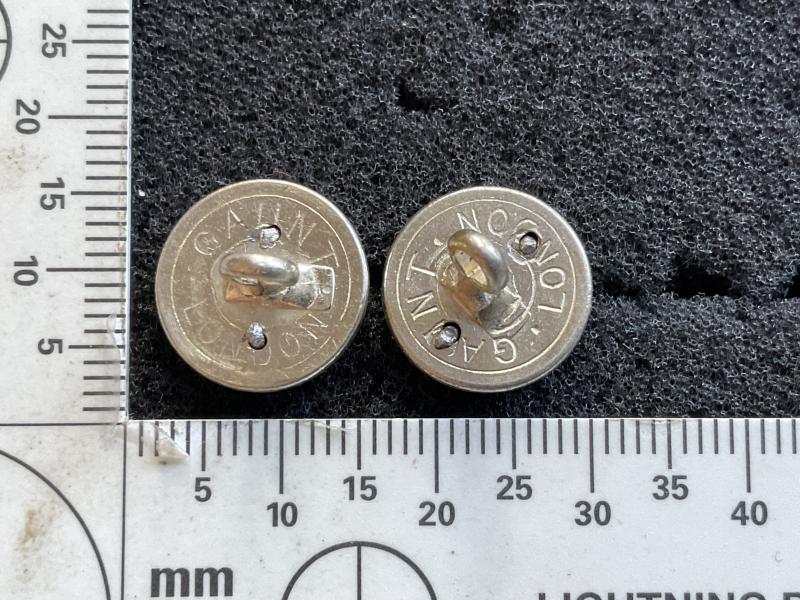 Royal Corps of Transport (RCT) officers mess dress buttons.