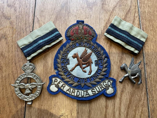 Gradia Militaria -  Insignia set of No 45 Bomber Squadron (flying Camels) RAF.