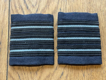 Gradia Militaria -  R.A.F Group Captains Cloth rank slides.
