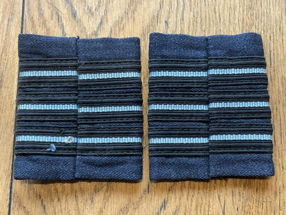 R.A.F Group Captains Cloth rank slides.