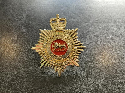 Gradia Militaria -  Rhodesia Army Service Corps anodised cap badge.