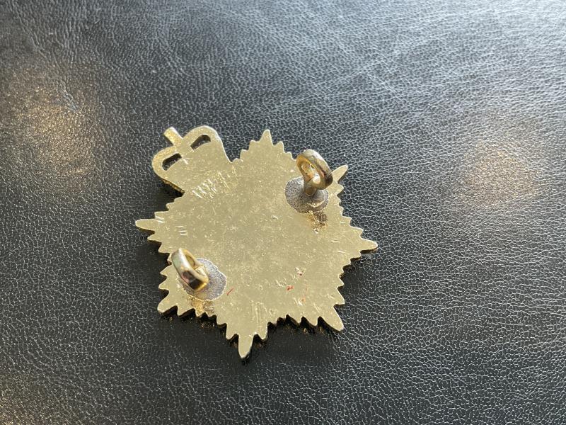 Rhodesia Army Service Corps anodised cap badge.