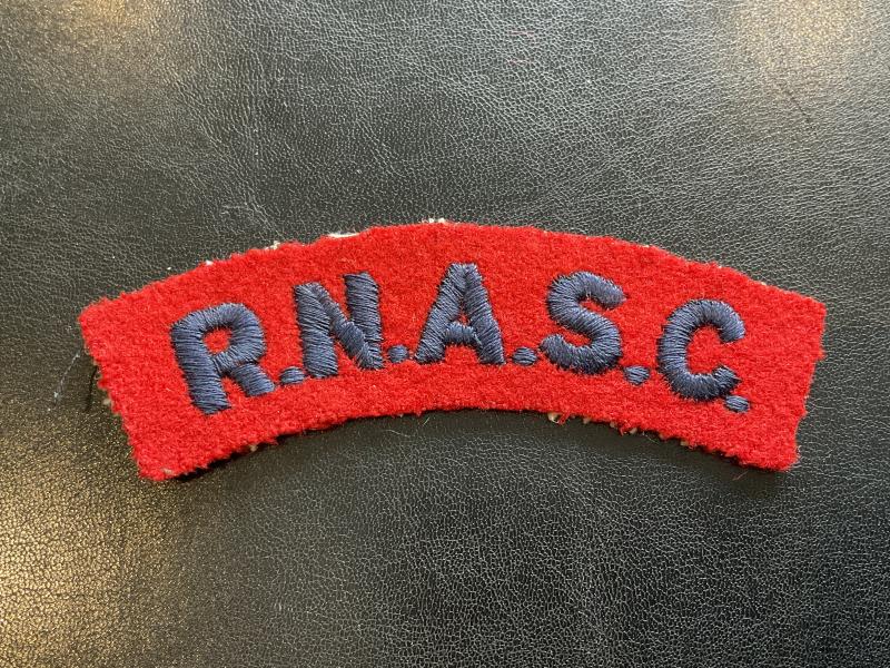 Gradia Militaria -  Rhodesia & Nyasaland Army Service Corps cloth shoulder title.