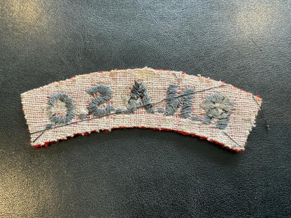 Rhodesia & Nyasaland Army Service Corps cloth shoulder title.