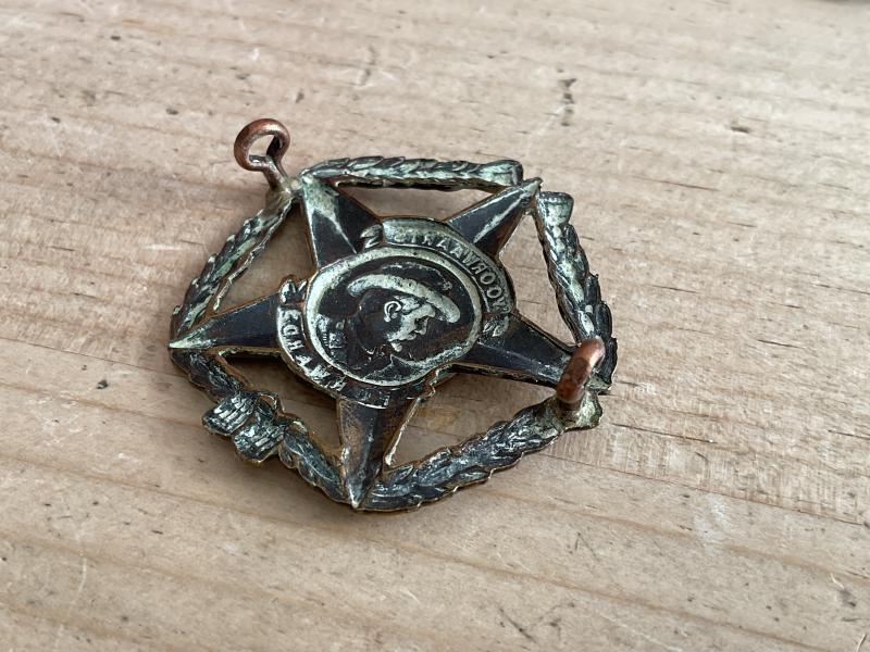 S.A Regiment Botha brass cap badge.