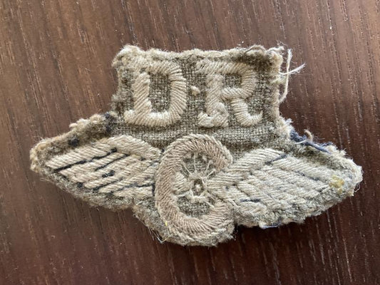 Gradia Militaria -  WW2 D.R (Dispatch Riders) cloth sleeve badge.