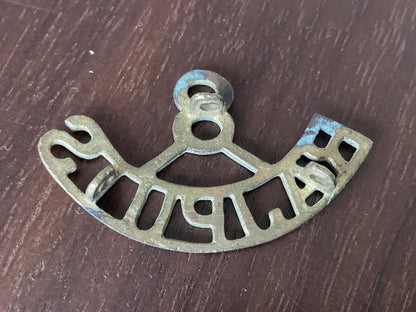 WW1 Indian Army 8th Pajputs Regt brass shoulder title.