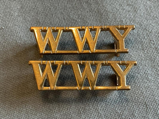 Gradia Militaria -  Queens Own Warwickshire & Worcestershire Yeomanry titles.