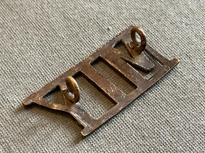 Boer War Monmouthshire Imperial Yeomanry shoulder title.