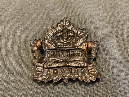 WW1 CEF 2nd Canadian Mounted Rifles, B.C Horse cap badge.