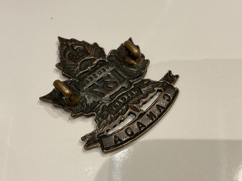 WW1 137th Battalion (Calgary, Alberta) Collar Badge
