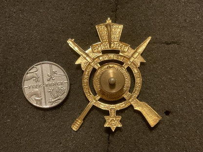 Ethiopia Imperial Army Haile Selassie Regiment cap badge.