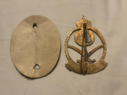 Saudi Arabia Military forces head dress badge.