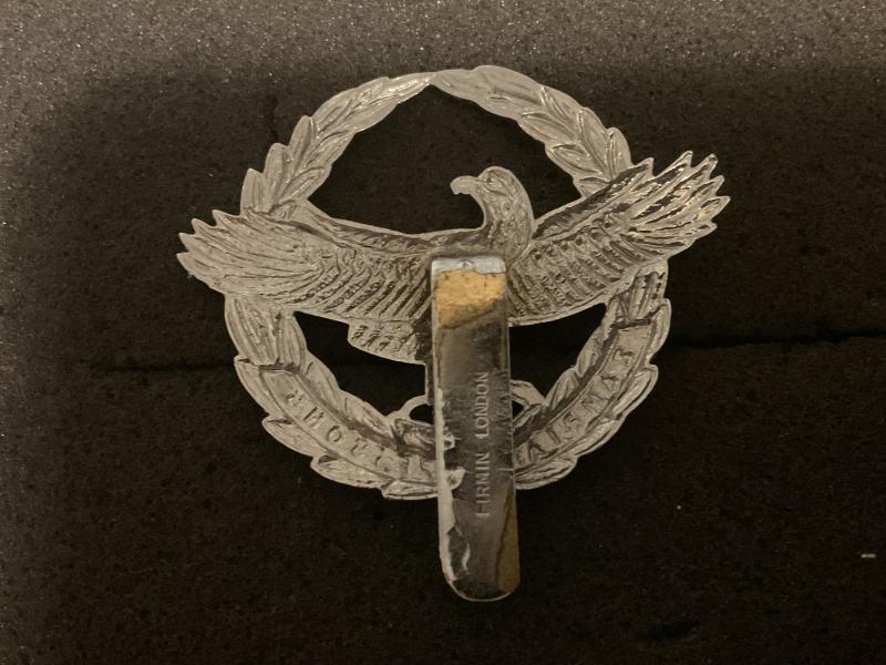 Zambia Prisons cap badge by Firmin.