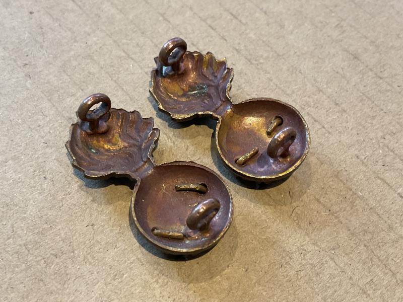 WW1 Lancashire Fusiliers O.S.D collar badges.