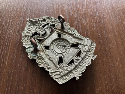 South African Witwatersrand Rifles helmet plate 1907-13.