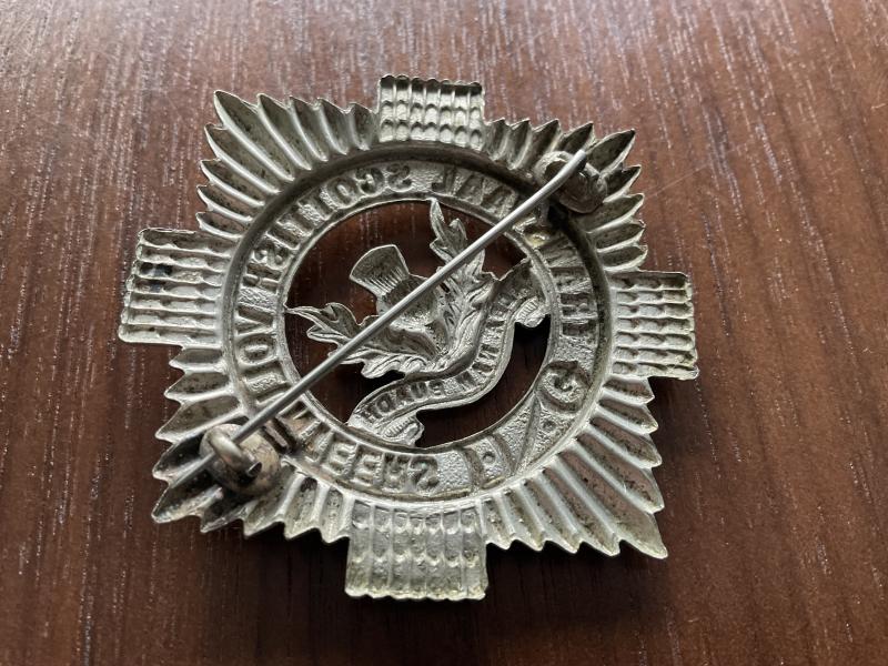S.A Transvaal Scottish Volunteers Glengarry badge 1906-11