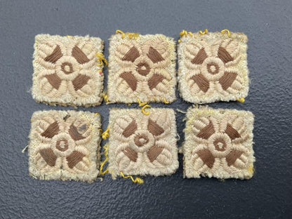 Gradia Militaria -  WW2 Armoured Regiment Captains cloth rank pips.