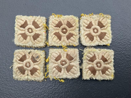 Gradia Militaria -  WW2 Armoured Regiment Captains cloth rank pips.