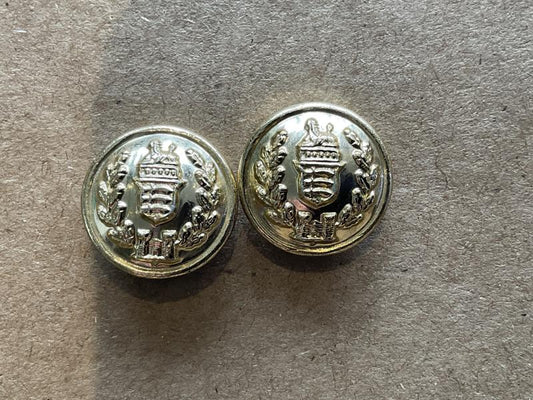 Gradia Militaria -  1950-60s Anodised Essex Regiment hat buttons.