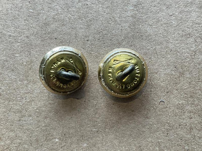1950-60s Anodised Essex Regiment hat buttons.