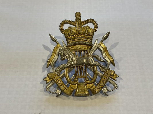 Gradia Militaria -  British Army Light Cavalry Band cap badge.