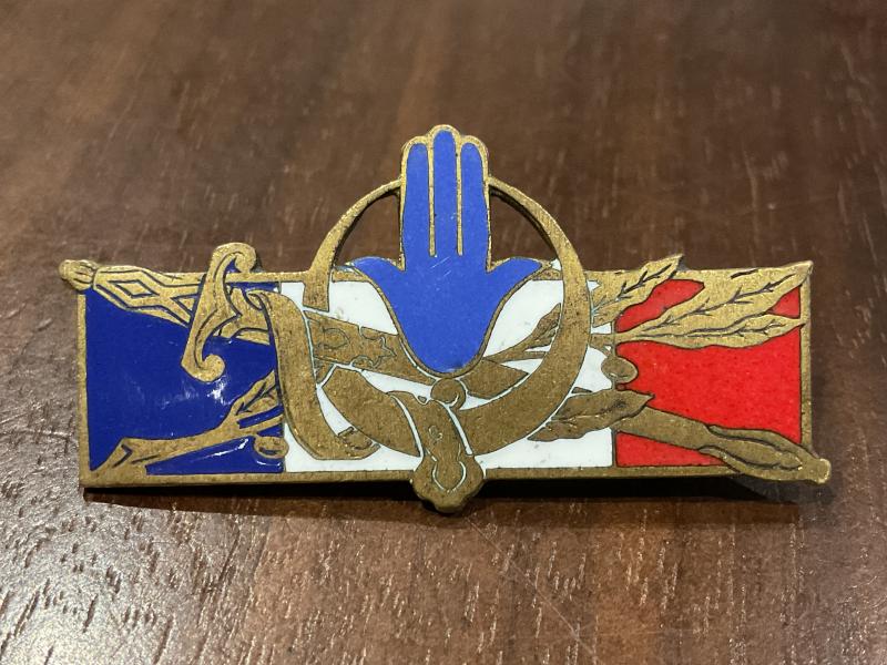 Gradia Militaria -  French Military Forces in North Africa enamel badge.
