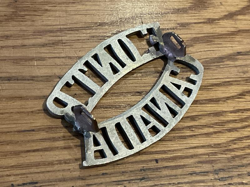 WW1 CEF 2nd Battalion Eastern Ontario Regt shoulder title.