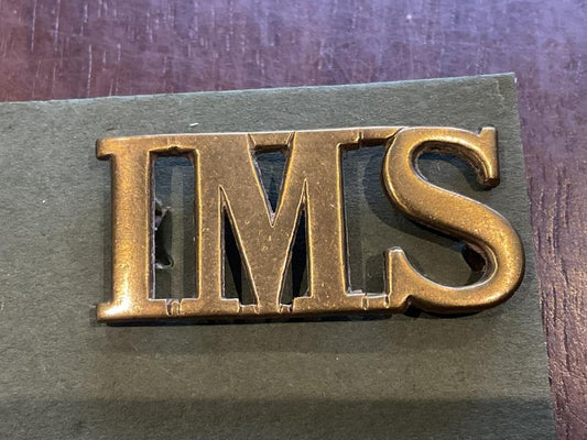 Gradia Militaria -  Indian Medical Service (IMS) 1896‚Äö√Ñ√¨1943 shoulder title