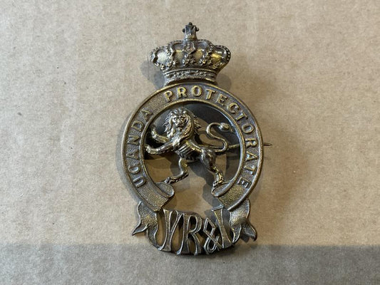 Gradia Militaria -  Victorian Uganda Protectorate helmet badge