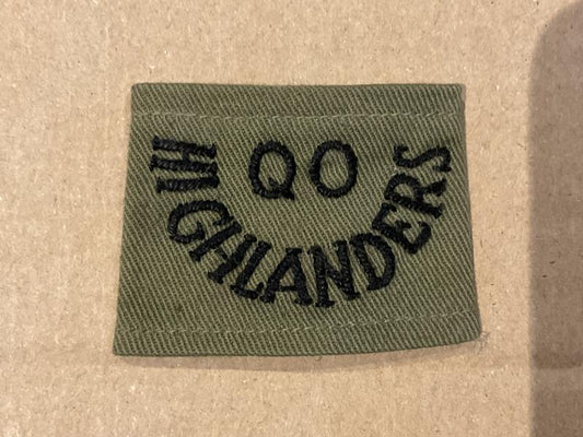 Gradia Militaria -  Queen‚Äö√Ñ√¥s Own Highlanders Borneo & Brunei theatres slide