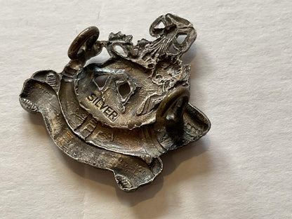 Rhodesian Light Infantry officers silver beret badge