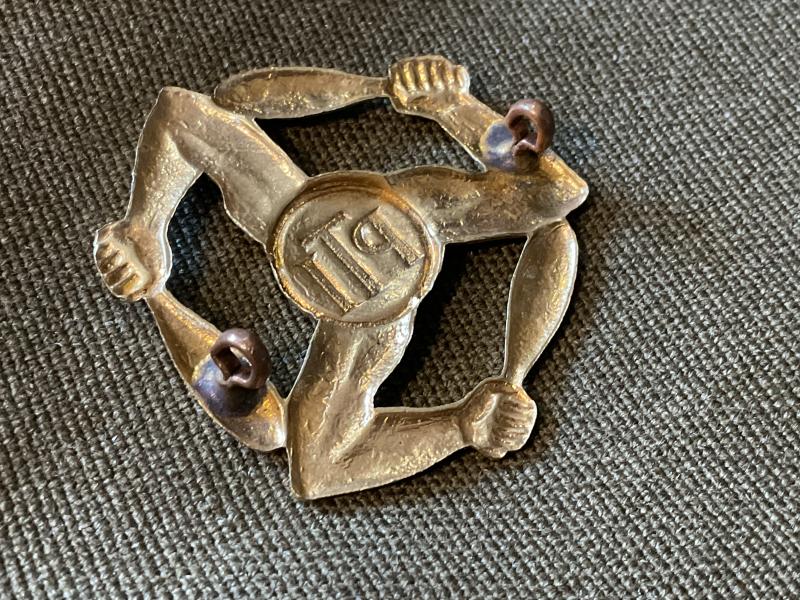 WW2 RAF Physical Training Instructors brass sleeve badge