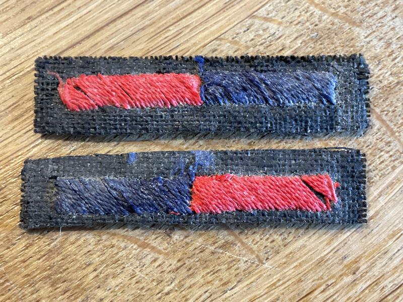 WW2 R.E. & R.A. cloth Arm of Service battledress badges