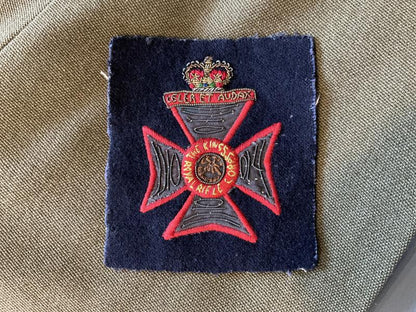 Gradia Militaria -  Queen‚Äö√Ñ√¥s Crown K.R.R.C bullion blazer badge