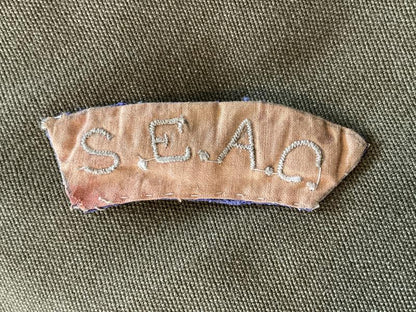 Gradia Militaria -  S.E.A.C (South Eastern Area Command) shoulder title