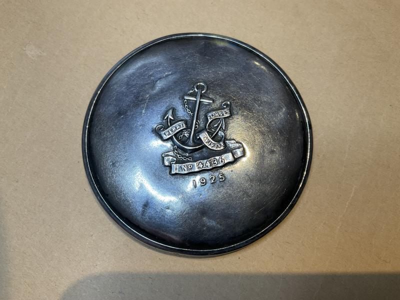 Gradia Militaria -  Naval Officers Masonic lodge women‚Äö√Ñ√¥s silver compact mirror