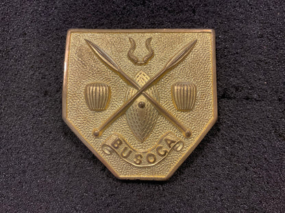 Busoga (Uganda) Military or police gilt cap badge