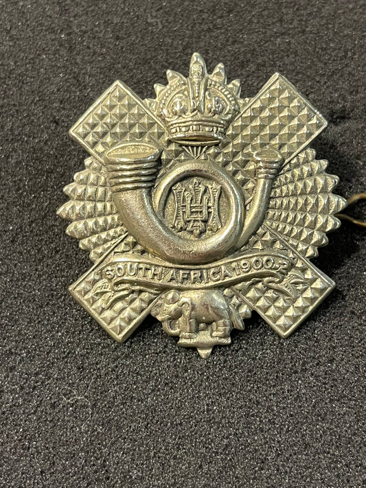 6th Battalion Highland Light Infantry Glengarry badge front view