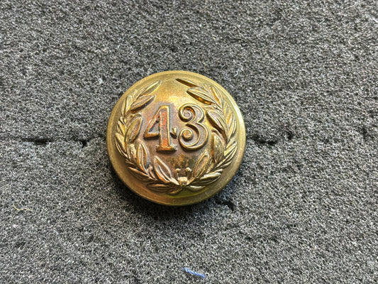 QVC The 43rd (Monmouthshire Light Infantry) Regt button