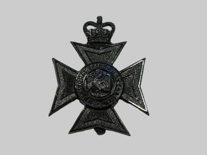 Anodised Q/C Buckinghamshire Battalion cap badge front