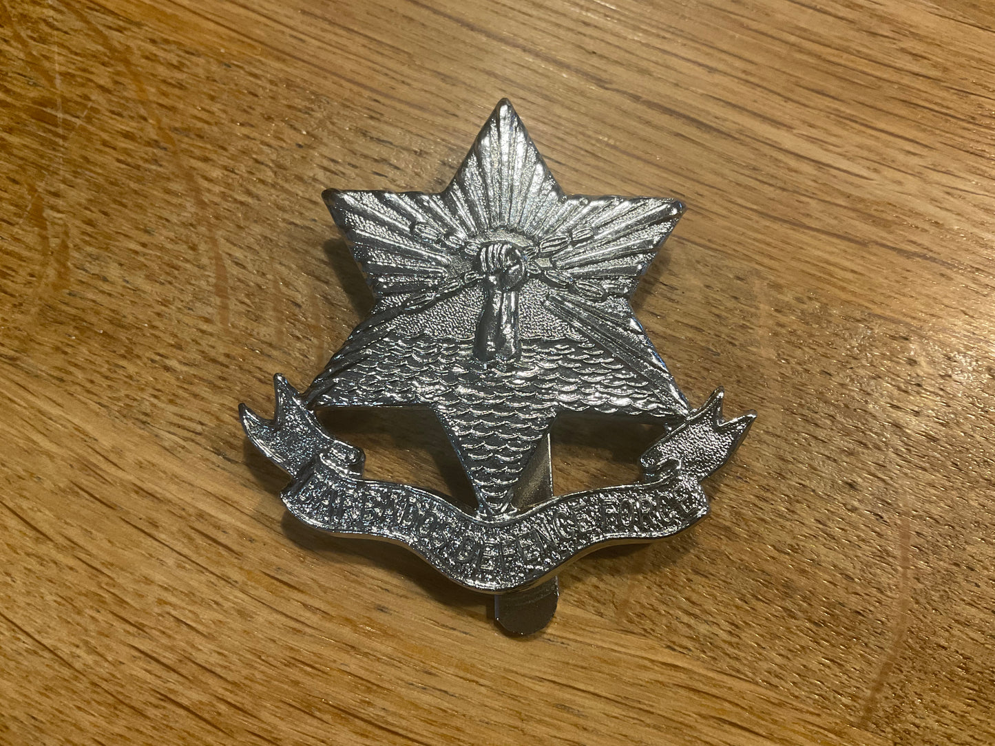 Barbados Defence Force cap badge