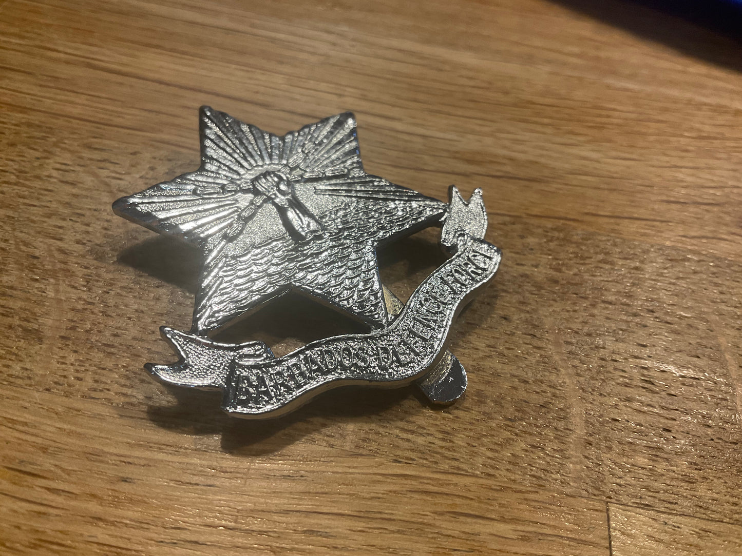 Barbados Defence Force cap badge