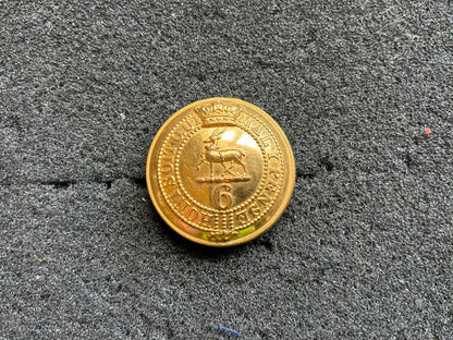 QVC The 6th (Royal First Warwickshire) Regiment of Foot officers button.