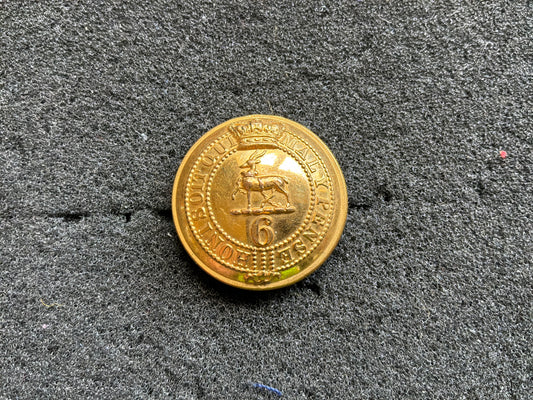 QVC The 6th (Royal First Warwickshire) Regiment of Foot officers button.